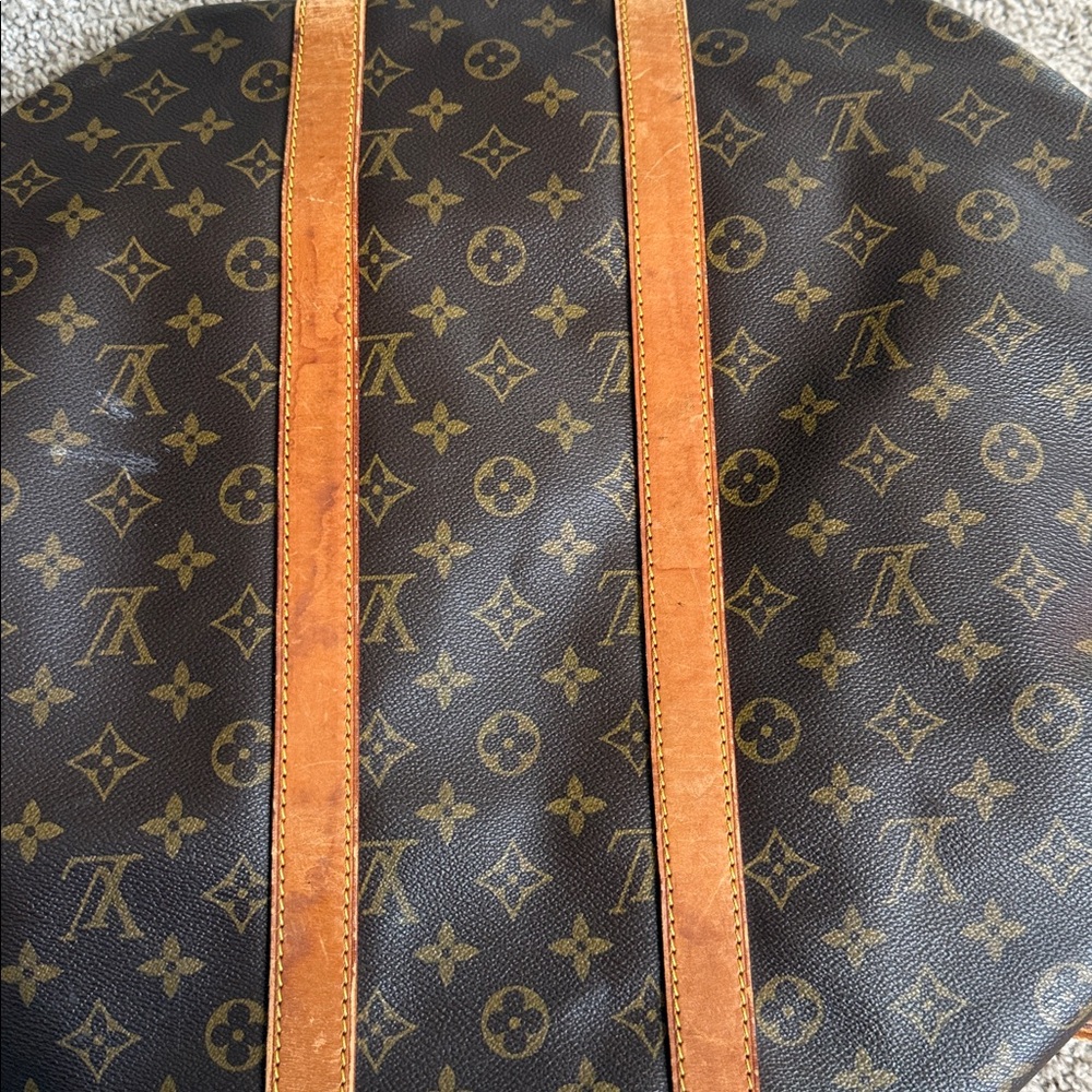 Louis Vuitton Monogram Canvas Brown and Tan Carryall 45 - Picture 9 of 9